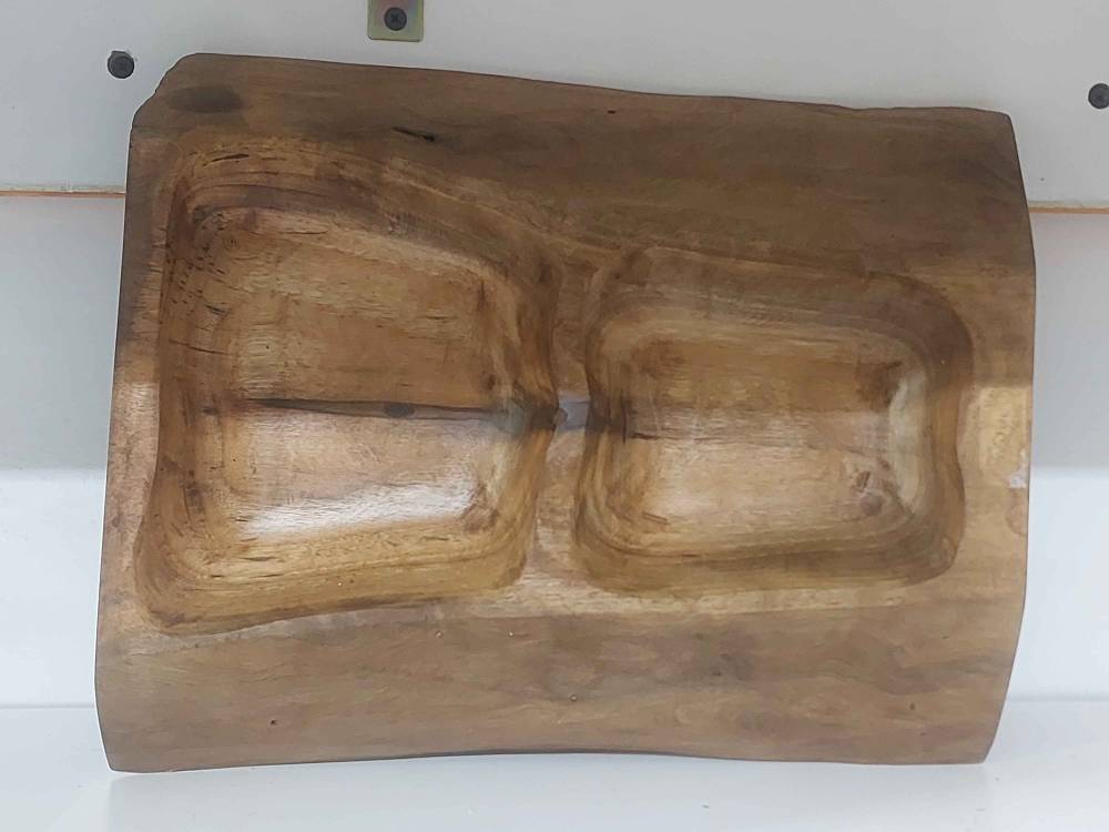 اردو خوری با چوب گردو دست ساز